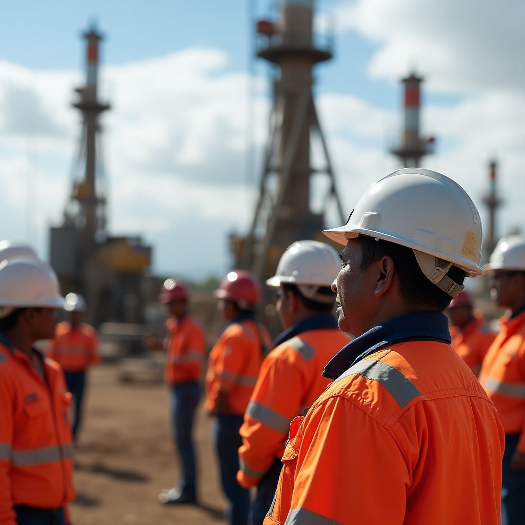 Visita técnica a campo petrolero
